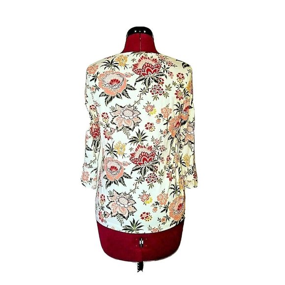 Talbots Top Womens Size Petite Petite 0-2P Cotton Blend Knit Bell Sleeve… - Picture 2 of 6